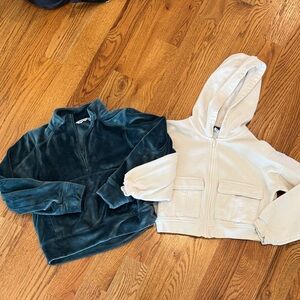 DSG Kids' Velour Pullover and Hoodie Set